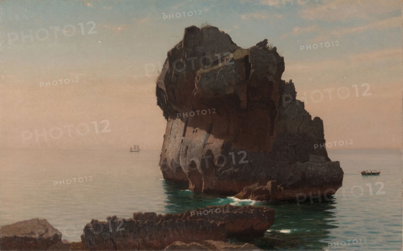 Capri, 1869. William Stanley Haseltine (American, 1835-1900). Oil on canvas; framed: 69.5 x 99.5 x 9 cm (27 3/8 x 39 3/16 x 3 9/16 in.); unframed: 50 x 80 cm (19 11/16 x 31 1/2 in.).