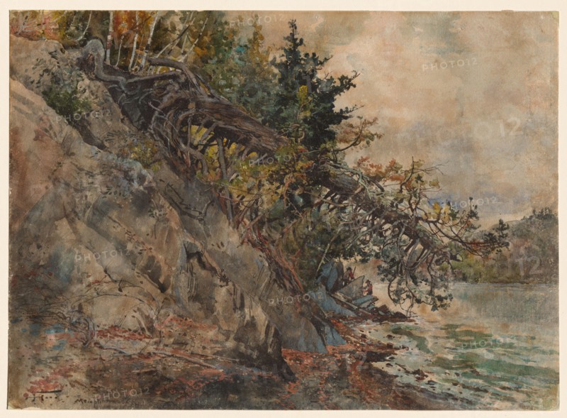 Lake Memphremagog, c. 1880s. Harry Fenn (American, 1838/45-1911). Watercolor and gouache over graphite; sheet: 34.3 x 47.4 cm (13 1/2 x 18 11/16 in.).