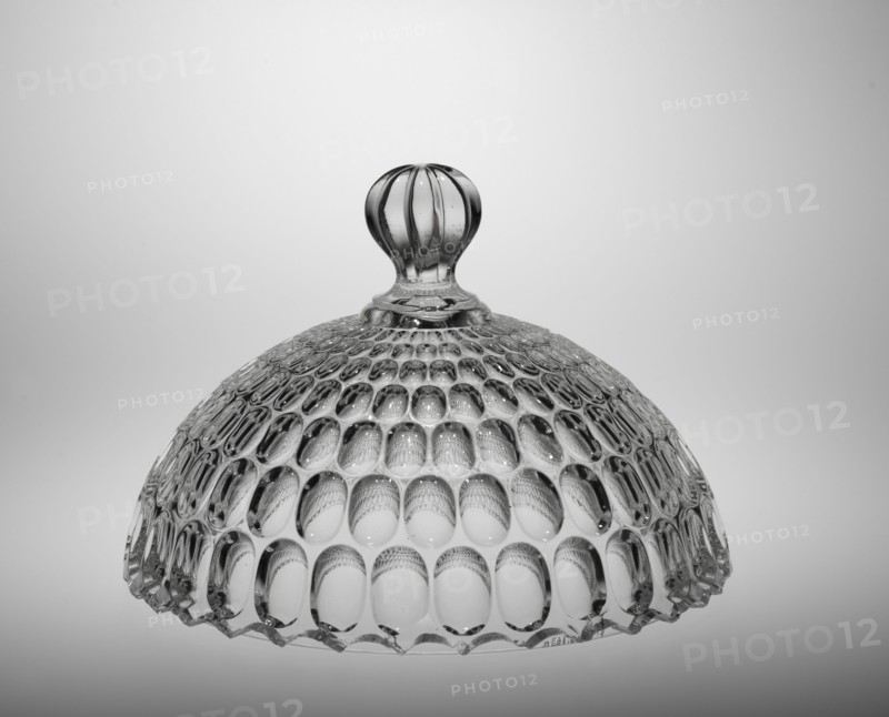 Covered Compote (lid), c. 1865. Bakewell, Pears and Company (American). Glass; overall: 46.4 x 25.7 cm (18 1/4 x 10 1/8 in.).