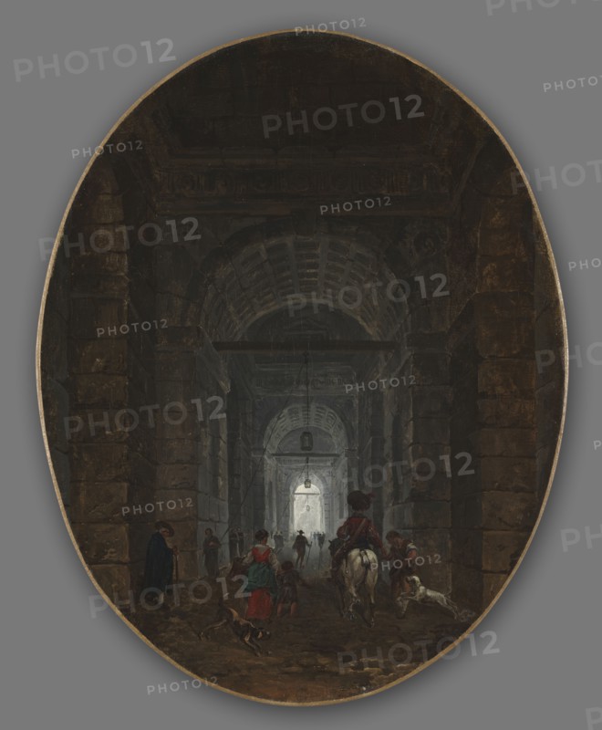 The Grotto of Posillipo, c. 1769. Hubert Robert (French, 1733-1808). Oil on canvas; framed: 56 x 47.5 x 6 cm (22 1/16 x 18 11/16 x 2 3/8 in.); unframed: 42.6 x 33.4 cm (16 3/4 x 13 1/8 in.).