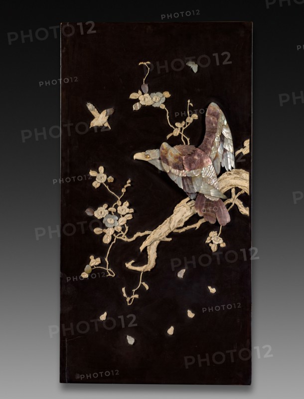 Decorative Panel, c 1800s. Japan, 19th century. Lacquer with ivory inlays; overall: 90.8 x 48.3 x 2.9 cm (35 3/4 x 19 x 1 1/8 in.).