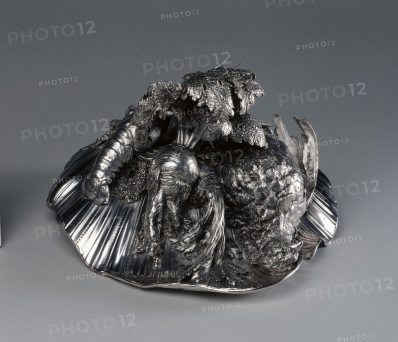 Tureen (lid), 1735-1738. Henry Adnet (French, 1745), Juste-Aurèle Meissonnier (French, 1695-1750). Silver; overall: 36.9 cm (14 1/2 in.); average: 35 x 38.4 x 31.8 cm (13 3/4 x 15 1/8 x 12 1/2 in.).