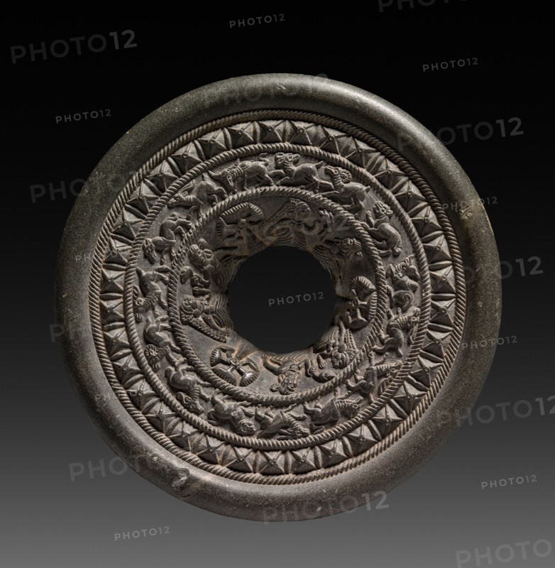 Ringstone, 200s BC. India, Maurya Period, 3rd Century BC. Steatite; diameter: 10.2 cm (4 in.).