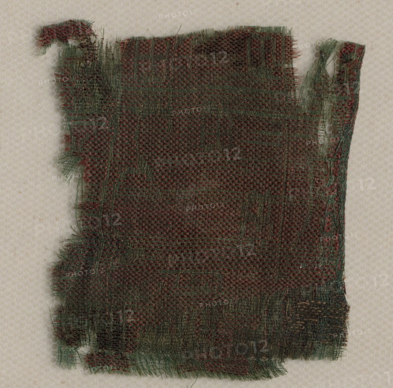Three Fragments of Italian Gothic Silk, 1300s. Italy, 14th century. Lampas weave, brocaded; silk and gold thread; overall: 7.5 x 8.5 cm (2 15/16 x 3 3/8 in.)