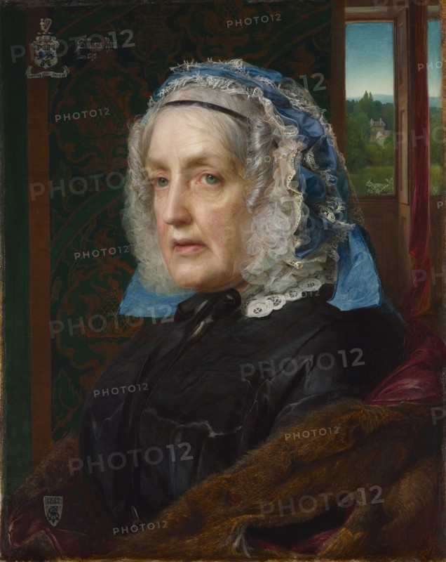 Portrait of Susanna Rose, 1862. Frederick Sandys (British, 1829-1904). Oil on wood; framed: 54 x 47 x 4.5 cm (21 1/4 x 18 1/2 x 1 3/4 in.); unframed: 34.7 x 28 cm (13 11/16 x 11 in.)