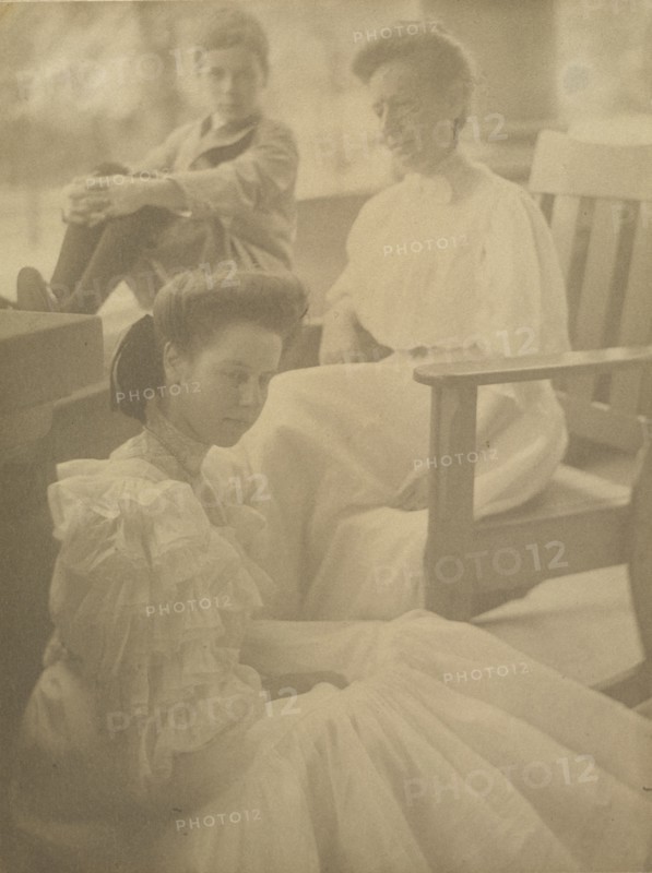 Group Portrait, c. 1900. Ema Spencer (American, 1857-1941). Platinum print; image: 20.5 x 15.5 cm (8 1/16 x 6 1/8 in.); matted: 45.7 x 35.6 cm (18 x 14 in.)