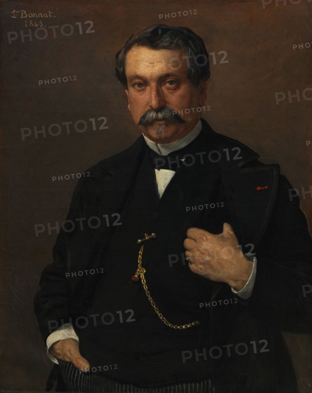 Portrait of a Man, 1868. Léon Bonnat (French, 1833-1922). Oil on fabric; unframed: 80.1 x 65.3 cm (31 9/16 x 25 11/16 in.)