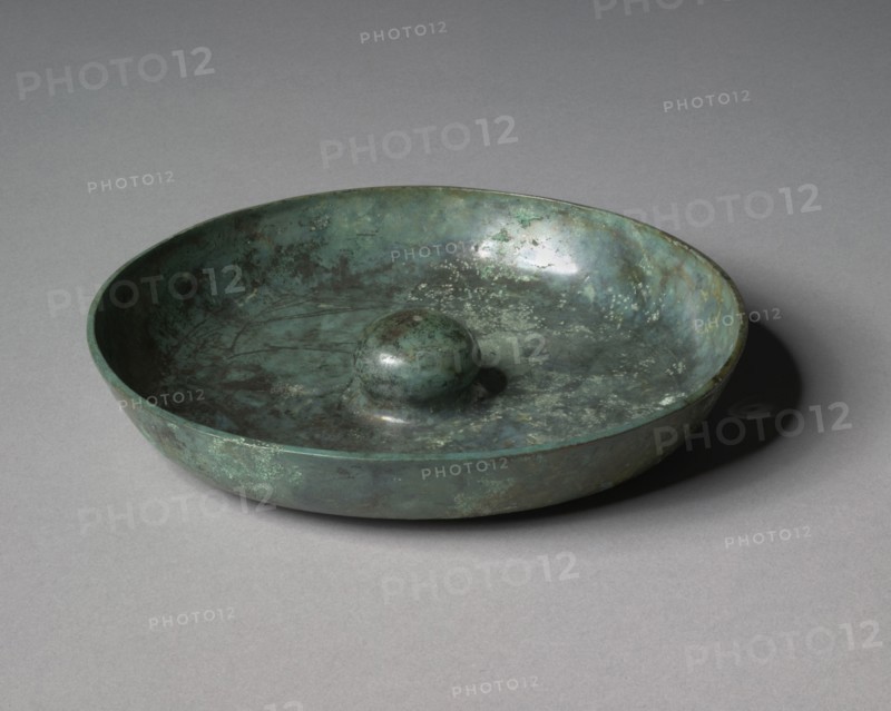 Philae (Libation Dish), c. 400s BC. Greece, c. 5th Century BC. Bronze; diameter: 17.6 cm (6 15/16 in.).