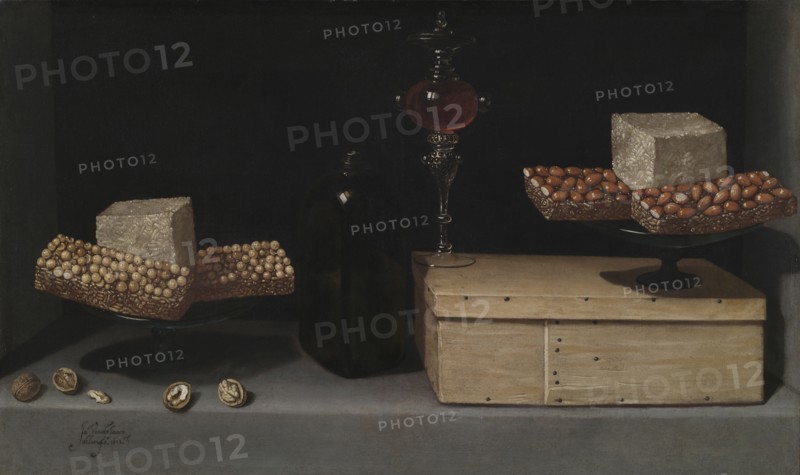 Still Life with Sweets, 1622. Juan van der Hamen y Léon (Spanish, 1596-1631). Oil on canvas; framed: 83 x 122 x 7.5 cm (32 11/16 x 48 1/16 x 2 15/16 in.); unframed: 58 x 97 cm (22 13/16 x 38 3/16 in.)