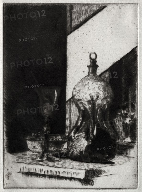 Dutch Schnapps, 1885-1893. J. Alden Weir (American, 1852-1919). Drypoint