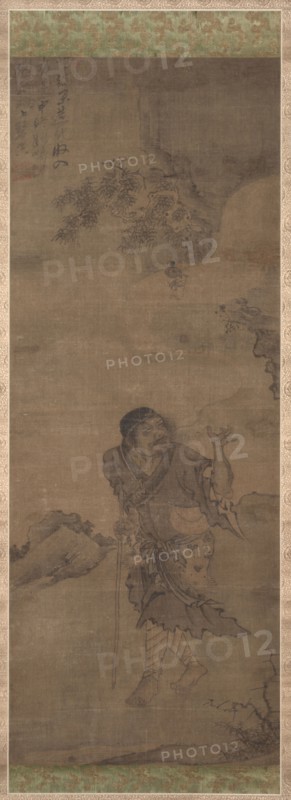 Li Tieguai; Liu Haichan, 1300s. China, Yuan dynasty (1271-1368). Hanging scroll, ink and color on silk; overall: 106 x 38.6 cm (41 3/4 x 15 3/16 in.)