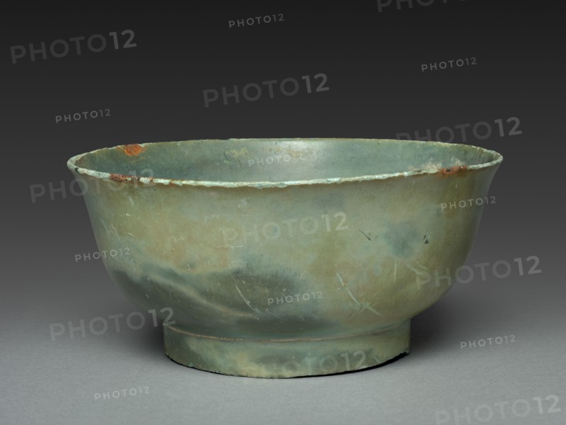Bowl, c 1700s. Korea, Joseon dynasty (1392-1910). Bronze; overall: 7.3 cm (2 7/8 in.).