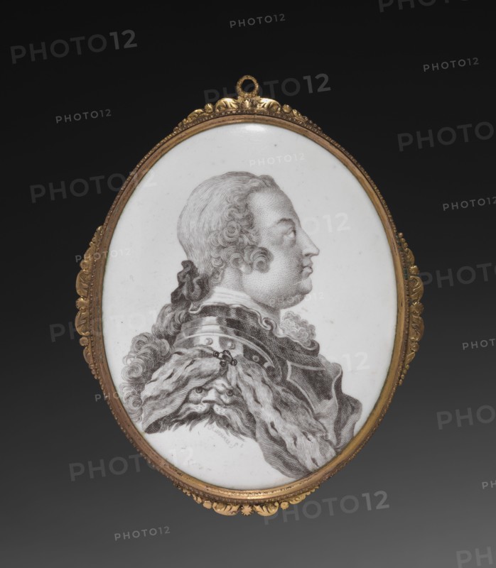 Oval Plaque, Duke of Cumberland, c. 1755. Simon François Ravenet (French, 1706-1774). Enamel; framed: 10.4 x 8.3 cm (4 1/8 x 3 1/4 in.); unframed: 8.8 x 7 cm (3 7/16 x 2 3/4 in.).