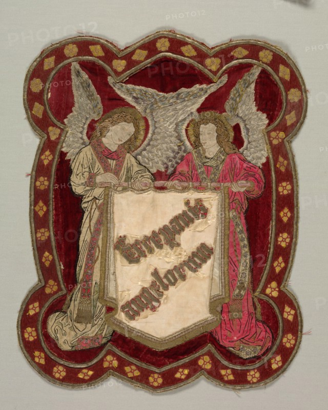Silk Embroidery, 1800s. Austria ?, 19th century. Embroidery, silk; overall: 40.7 x 33.8 cm (16 x 13 5/16 in.)