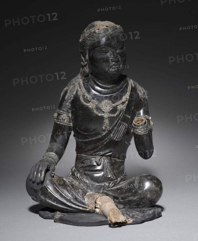 Bodhisattva, 700s. China, Tang dynasty (618-907). Dry lacquer; overall: 44 x 37 cm (17 5/16 x 14 9/16 in.).