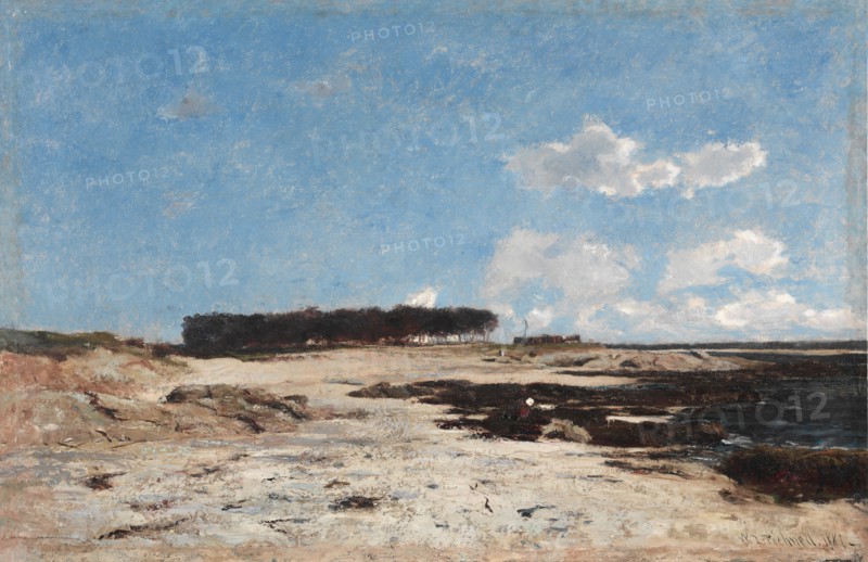 Pointe de Cabellou, Brittany, 1881. William L. Picknell (American, 1854-1897). Oil on canvas; unframed: 60.3 x 92.2 cm (23 3/4 x 36 5/16 in.).