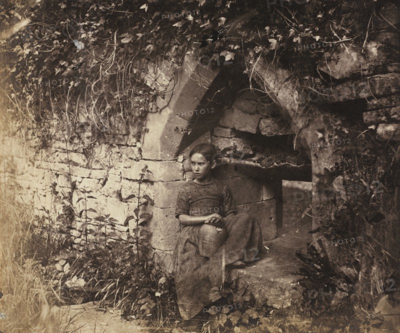 Tintern Abbey, c. 1856. Roger Fenton (British, 1819-1869). Salted paper print from wet collodion negative; image: 18.8 x 22.7 cm (7 3/8 x 8 15/16 in.); matted: 35.6 x 45.7 cm (14 x 18 in.)