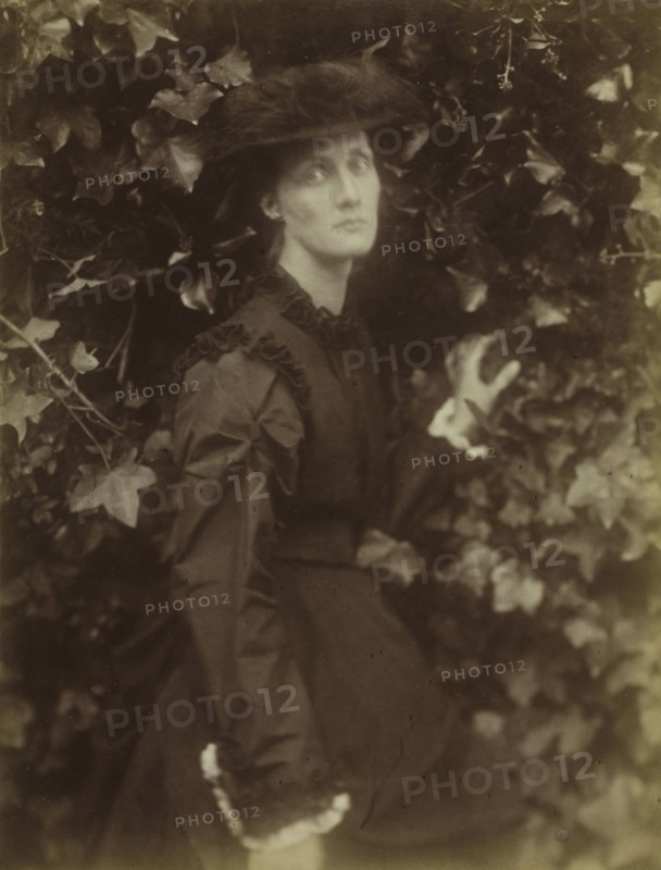 Julia Jackson Duckworth (1846-1895), 1874. Julia Margaret Cameron (British, 1815-1879). Albumen print from wet collodion negative; image: 36.4 x 27.6 cm (14 5/16 x 10 7/8 in.); matted: 61 x 50.8 cm (24 x 20 in.)