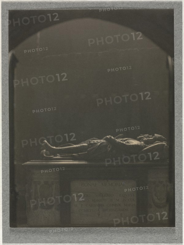 Westminster Abbey, Tomb of Sir Georges Villiers (d. 1605), c. 1900. Frederick H. Evans (British, 1853-1943). Platinum print; image: 23.6 x 18.3 cm (9 5/16 x 7 3/16 in.); matted: 45.7 x 35.6 cm (18 x 14 in.)