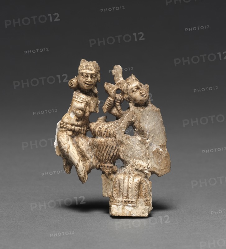 Ladies at Toilette, c. 50-200. Afghanistan, Begram, Kushan period (c. 80-320). Ivory; overall: 7.2 x 5.3 cm (2 13/16 x 2 1/16 in.).