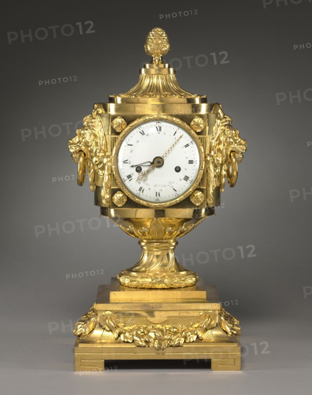 Clock, c. 1785. Robert Osmond (French, 1711-1789), Robert Robin (French, 1742-1799). Gilt bronze; overall: 62 x 30 x 25.5 cm (24 7/16 x 11 13/16 x 10 1/16 in.).