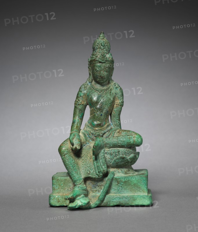 Avalokiteshvara (Bodhisattva of Mercy), 800s. Java, 9th century. Bronze; overall: 16.7 x 9.8 cm (6 9/16 x 3 7/8 in.).