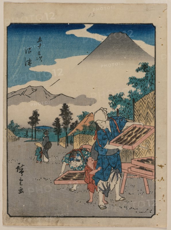 The Fifty-Three Stations of the Tokaido: Numazu, c. 1850. Ando Hiroshige (Japanese, 1797-1858). Color woodblock print; sheet: 22.1 x 16.9 cm (8 11/16 x 6 5/8 in.).