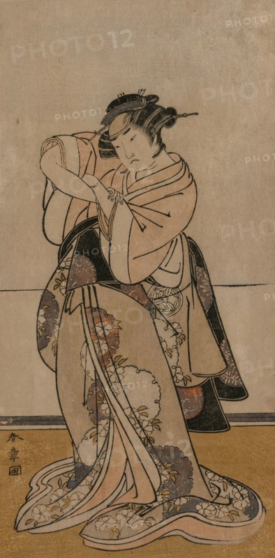 Actor Yamashita Yaozo. Katsukawa Shunsho (Japanese, 1726-1792). Color woodblock print; sheet: 30 x 14.9 cm (11 13/16 x 5 7/8 in.).