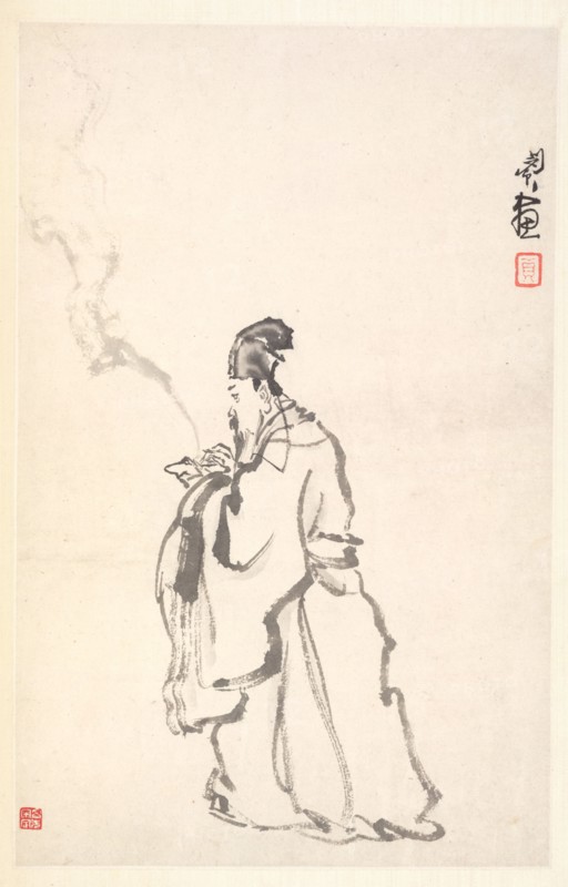 Su Dongpo, 1788. Min Zhen (Chinese, 1730-after 1788). Album leaf, ink on paper; sheet: 29 x 18.4 cm (11 7/16 x 7 1/4 in.).