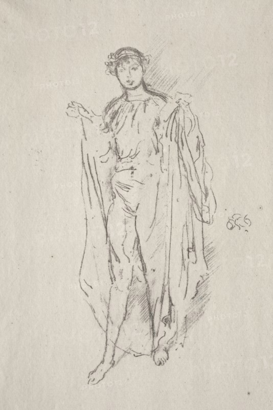 The Girl. James McNeill Whistler (American, 1834-1903). Lithograph