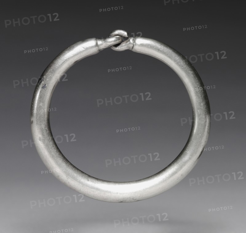 Bracelet, 2nd-1st Century BC. Greece, late Hellenistic period. Silver; diameter: 8.3 cm (3 1/4 in.).