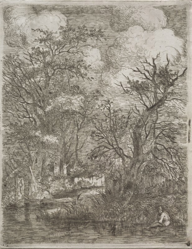 Back of the Mills, c. 1812-1813. John Crome (British, 1768-1821). Etching