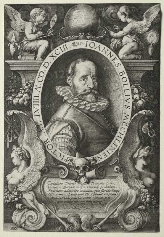 Hans Bol, 1593. Hendrick Goltzius (Dutch, 1558–1617). Engraving; sheet: 26 x 17.8 cm (10 1/4 x 7 in.)