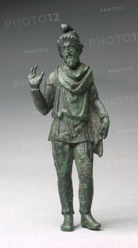 Barbarian, 1-100. Italy, Rome, 1st Century. Bronze; overall: 8.5 x 3.3 x 1.8 cm (3 3/8 x 1 5/16 x 11/16 in.).