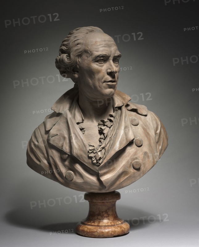 Portrait of Hubert Robert, early 1900s. Copy after Augustin Pajou (French, 1730-1809). Terracotta; overall: 71 x 49 x 27.3 cm (27 15/16 x 19 5/16 x 10 3/4 in.); without base: 54.6 cm (21 1/2 in.)