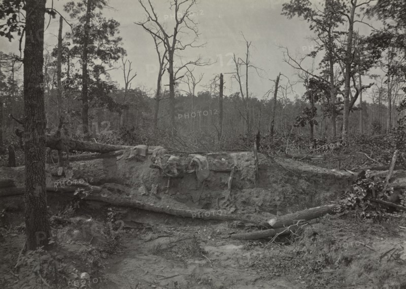 Battlefield of New Hope Church, Georgia, No. 2, 1865-1866. George N. Barnard (American, 1819-1902). Albumen print from wet collodion negative; image: 25.4 x 35.6 cm (10 x 14 in.); matted: 50.8 x 61 cm (20 x 24 in.)