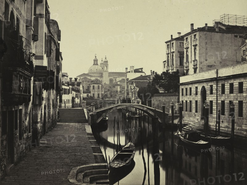 View of Venice, c. 1860. Carlo Ponti (Italian, 1822-1893). Albumen print from wet collodion negative; image: 24.8 x 33.1 cm (9 3/4 x 13 1/16 in.); matted: 40.6 x 50.8 cm (16 x 20 in.)