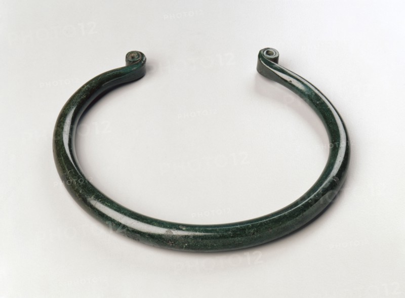 Ingot Torque, c. 1500 BC. Hungary, Bronze Age, c. 2500-800 BC. Bronze, wrought bronze; overall: 15.4 cm (6 1/16 in.).