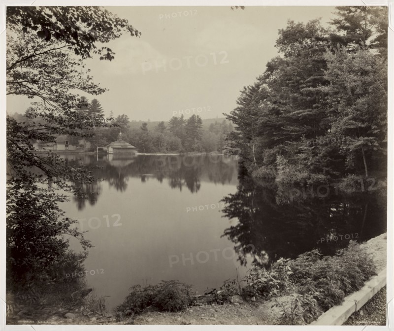 Lehigh Valley Railroad series: Bear Lake, LVRR, c. 1898-1899. William H. Rau (American, 1855-1920). Albumen print from gelatin dry plate negative; image: 43.5 x 51.9 cm (17 1/8 x 20 7/16 in.); paper: 45.3 x 53.7 cm (17 13/16 x 21 1/8 in.); matted: 55.9 x 66 cm (22 x 26 in.)