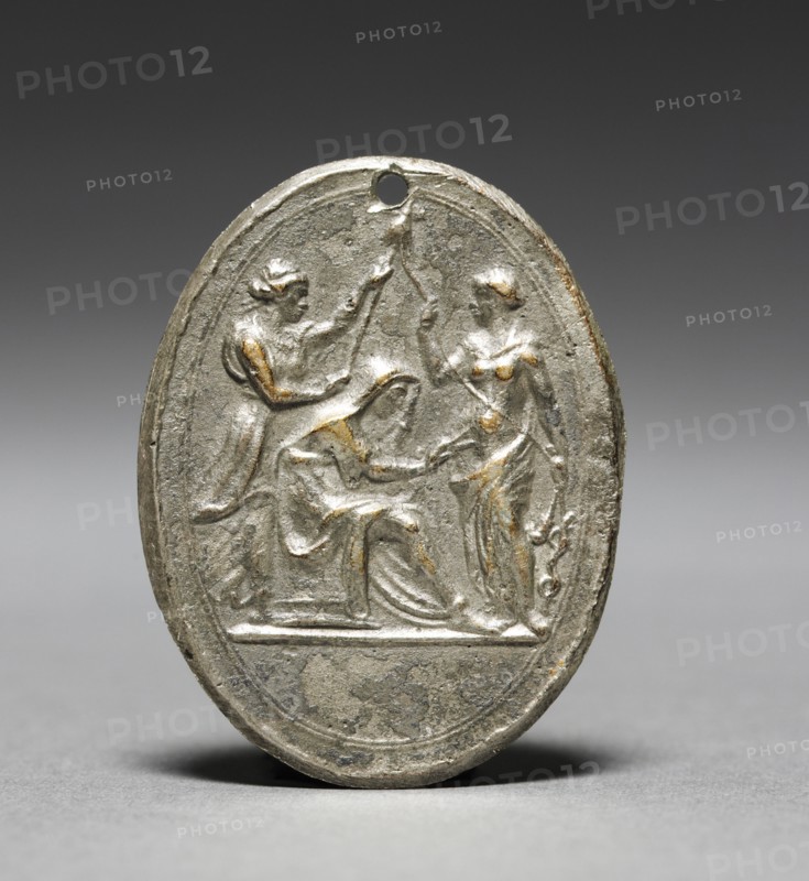 The Three Fates, early 1500s or later. Cast after a model by Valerio Belli (Italian, c. 1468-1546). Silver; overall: 4.5 x 3.5 cm (1 3/4 x 1 3/8 in.).