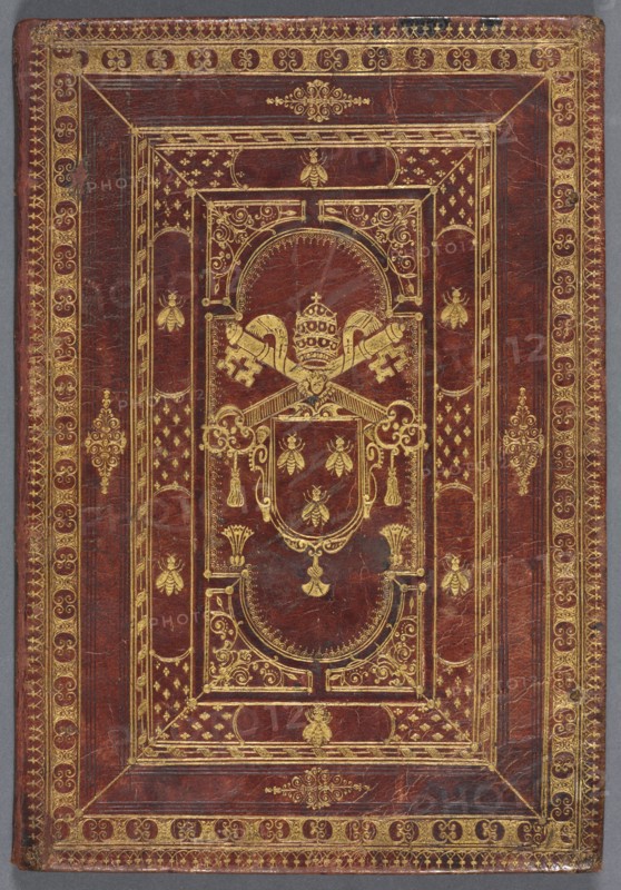 Relatio on St. Elizabeth of Portugal, c. 1625. Italy, Rome, 17th century. Manuscript on paper bound in leather with gilt decoration; overall: 27 x 19 cm (10 5/8 x 7 1/2 in.)