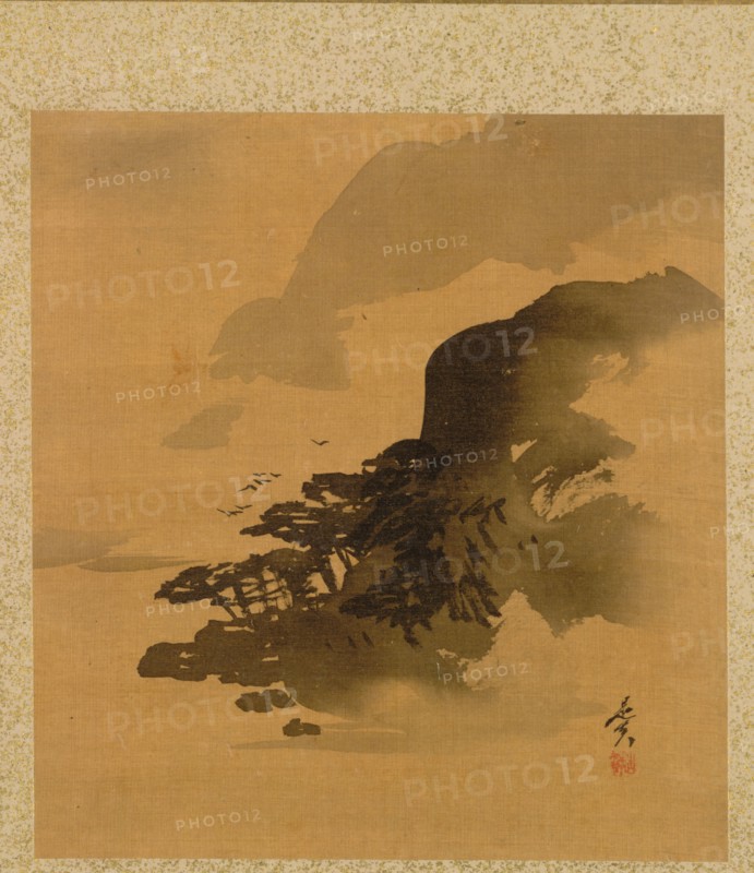 Leaf from Album of Seasonal Themes: Quail in Grass, 1847. Shibata Zeshin (Japanese, 1807-1891). Album; ink, color, and gold on silk; each leaf: 19.7 x 18.4 cm (7 3/4 x 7 1/4 in.).