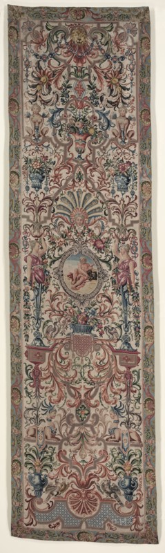 Pair of Needlework Bed Hangings, c. 1690. France, late 17th century. Petit point embroidery; silk and wool; overall: 340.9 x 93.3 cm (134 3/16 x 36 3/4 in.)