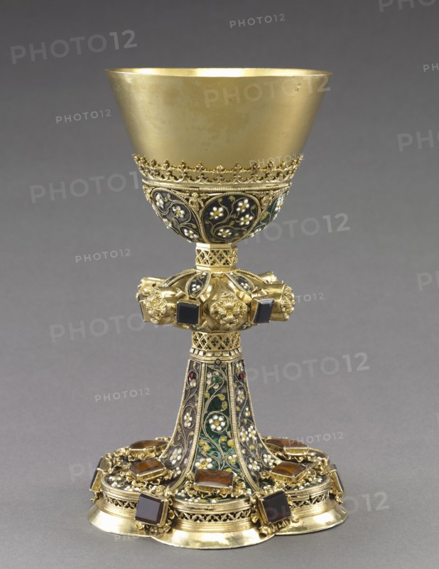 Chalice, c. 1450-1480. Hungary, Budapest?, 15th century. Gilt silver and filigree enamel; overall: 24.6 cm (9 11/16 in.)