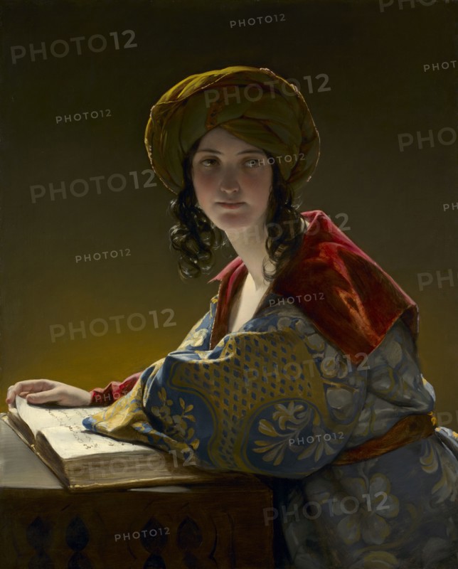The Young Eastern Woman, 1838. Friedrich Amerling (Austrian, 1803-1887). Oil on fabric; framed: 106.5 x 90.5 x 9 cm (41 15/16 x 35 5/8 x 3 9/16 in.); unframed: 88.5 x 71.5 cm (34 13/16 x 28 1/8 in.).