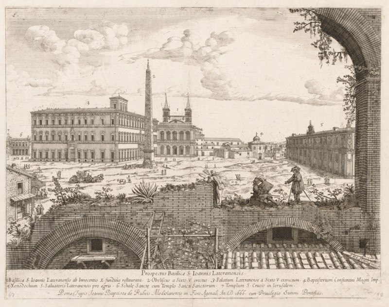 S. Giovanni in Laterano from "Prospectus Locurum Urbis Romae Insign[ium]