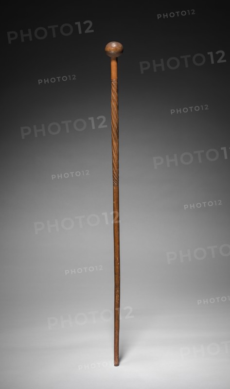 Baton, c 1875- 1925. Unassigned, Late 19th- Early 20th century. Wood, ivory; overall: 5.1 cm (2 in.)
