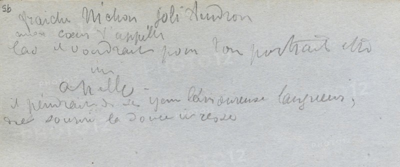 Sketchbook, page 95: Notes. Ernest Meissonier (French, 1815-1891). Graphite;