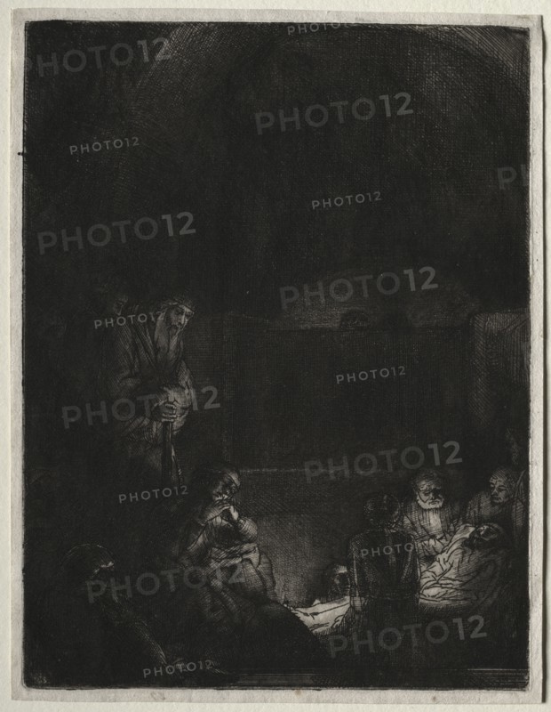 The Entombment, c. 1654. Rembrandt van Rijn (Dutch, 1606-1669). Etching, drypoint and engraving with surface tone; sheet: 21.8 x 16.8 cm (8 9/16 x 6 5/8 in.); platemark: 21.1 x 16 cm (8 5/16 x 6 5/16 in.)