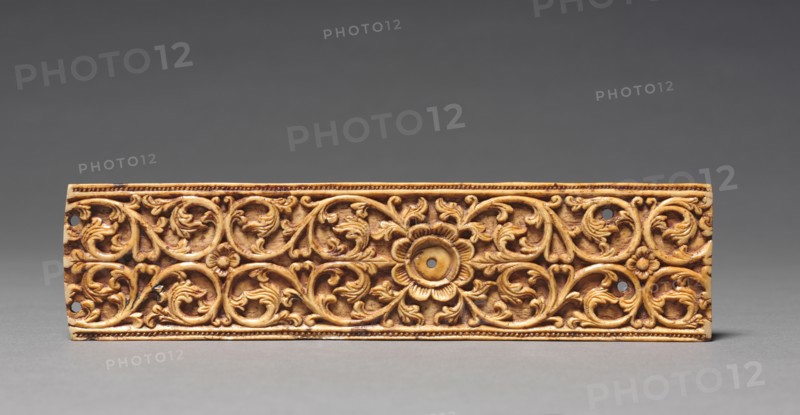 Cover of a Palm-Leaf Manuscript, 1600s. Ceylon, 17th century. Ivory; overall: 20 cm (7 7/8 in.).